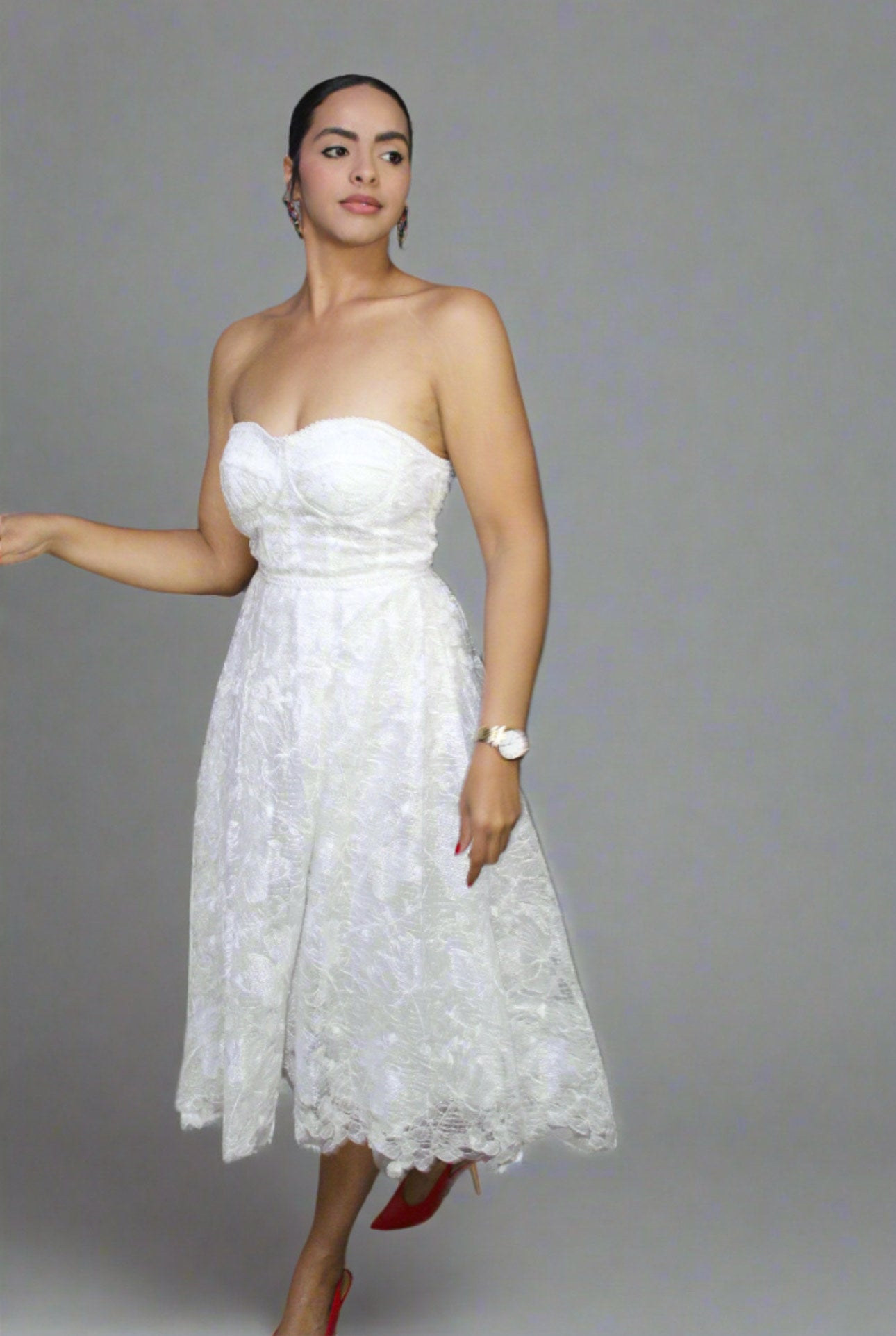 Midi Lace Dress