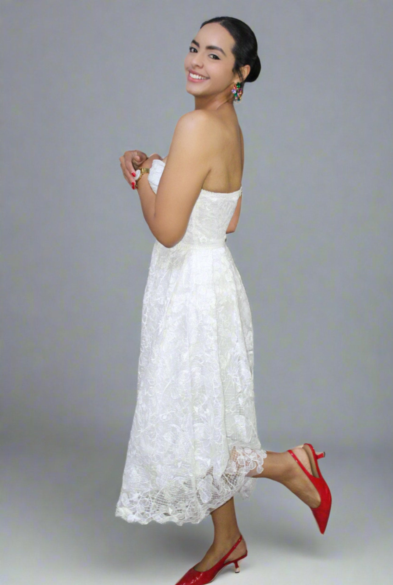 Midi Lace Dress