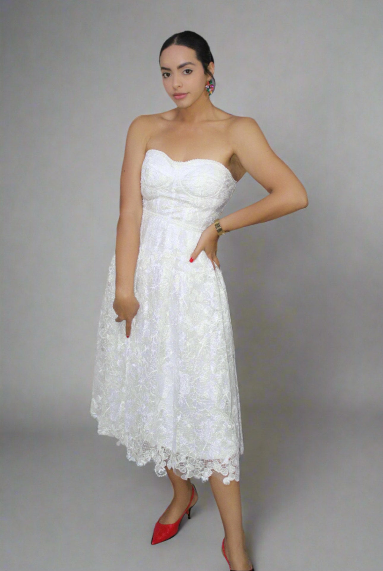Midi Lace Dress