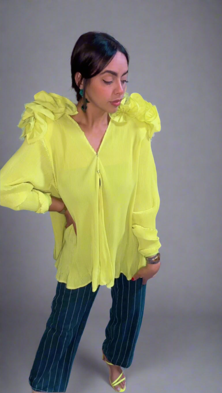 Royal Flower Blouse
