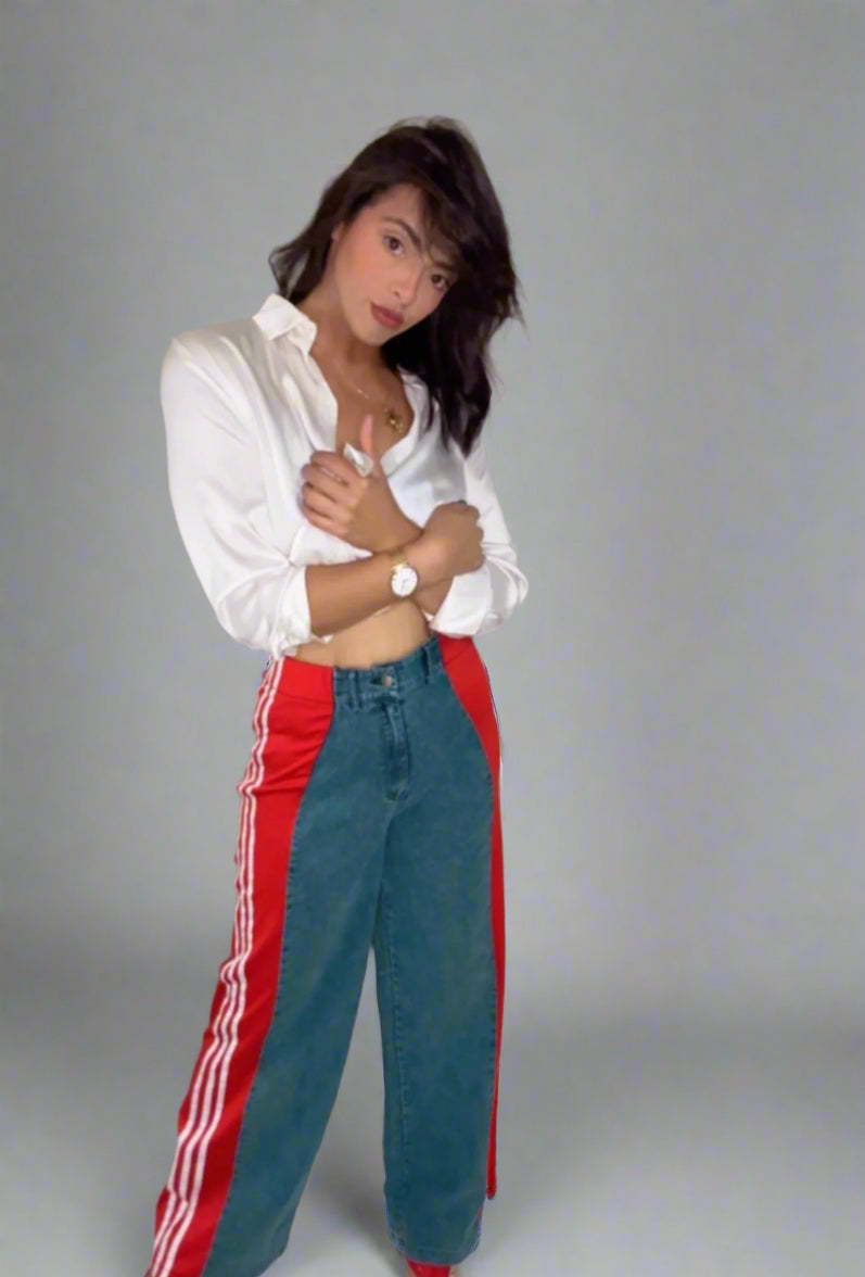 Red Statement Jean