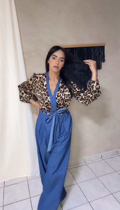 Leopard Jumpsuit